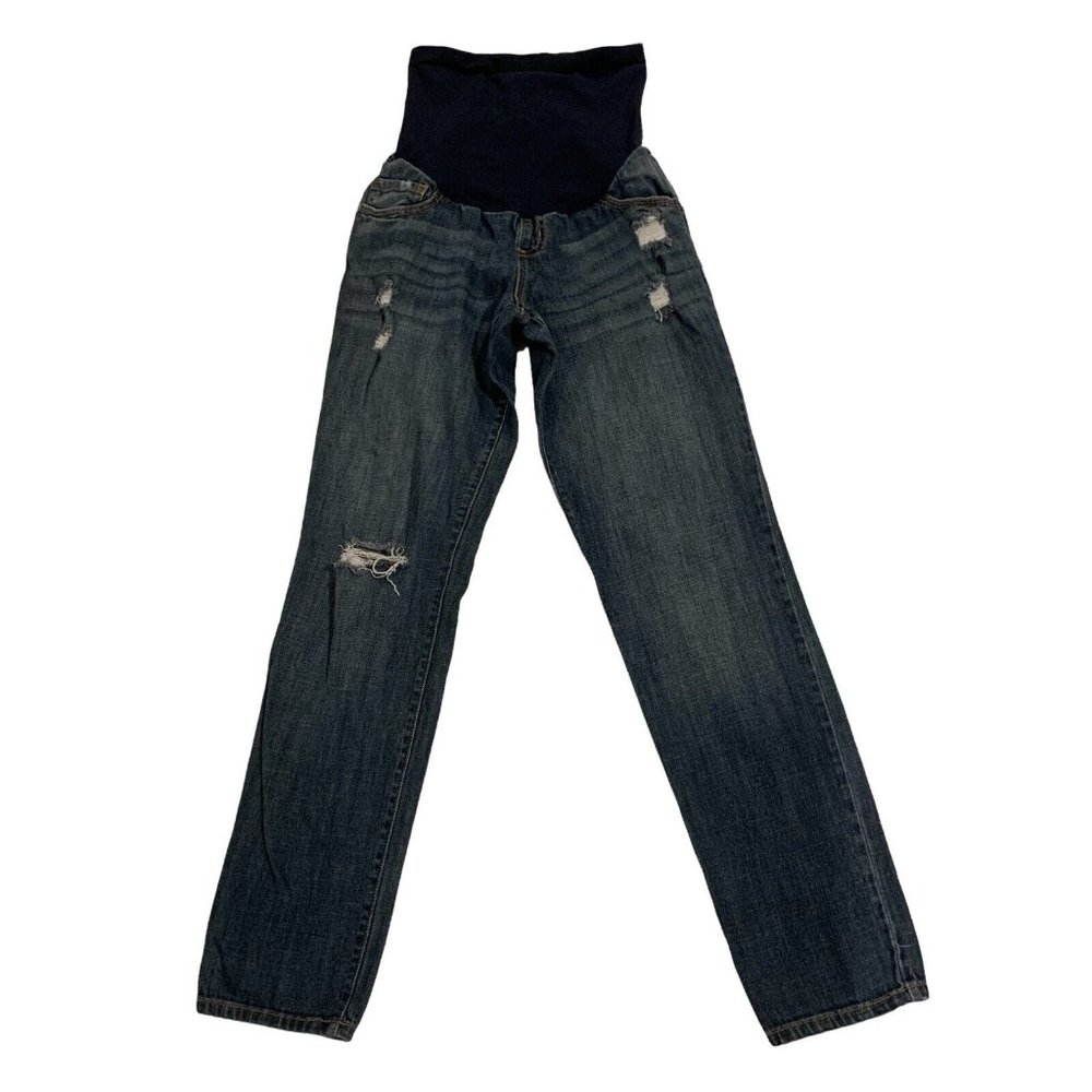 Indigo Blue Size S/P/CH Womens Maternity Jeans Stretch